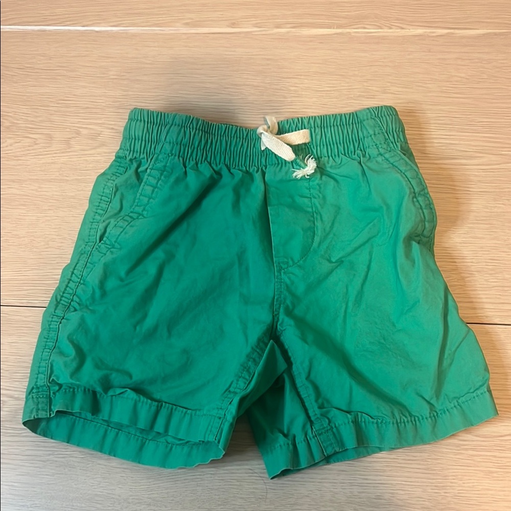 Green Kids Shorts